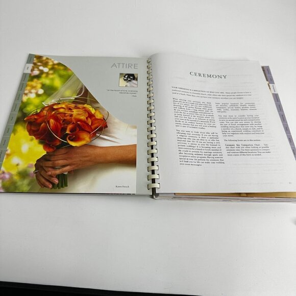 My Wedding Vendor Workbook & Organizer Spiral Bound Book - Picture 4 of 5